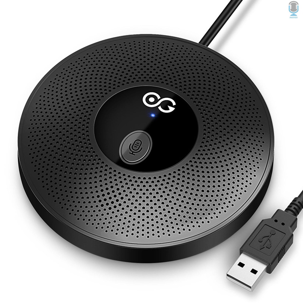 Desktop USB Microphone Computer PC Mic 360Omnidirectional Condenser ...