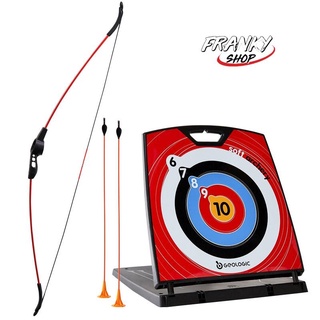 ชุดอุปกรณ์สำหรับธนู ธนู 1 คัน ลูกธนูหัวยางดูด 2 ลูก เป้ายิง 1 ชิ้น SOFTARCHERY ARCHERY SET 100