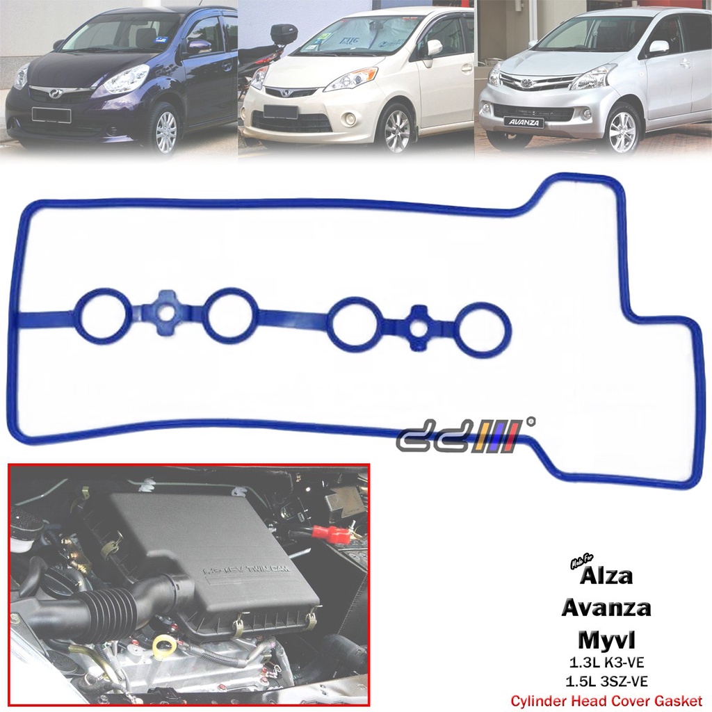 Perodua Myvi 1.3 1.5 Alza 1.5 Kembara DVVT Toyota Avanza 1.3 1.5 ปะเก็นฝาครอบวาล์วซิลิโคน