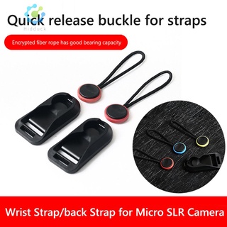 Hidduck✡2pcs Quick Release Connector with Base Camera Shoulder Strap for Sony Canon