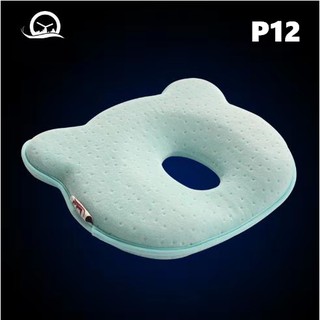 JS shop หมอนหลุมหมอนหัวทุยเด็ก เด็กป้องกันผ้าฝ้ายสนับสนุนเบา…