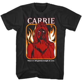 เสื้อผ้าผชCarrie พวกเขาหัวเราะทั้งหมดที่เธอS-5XL