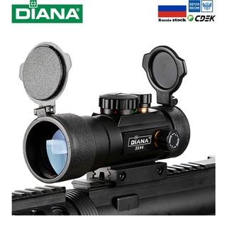 【พร้อมส่งจากไทย】Fasto 3X44RD Red Green Dot Sight ขอบเขตชี้เป้า Optics Fit 3x เลนส์โฮโลแกรม 11/20mm. Dovetail Rail