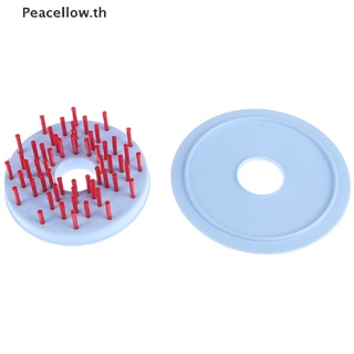 【Peacellow】เข็มถักไหมพรม ลายดอกไม้ สําหรับถักนิตติ้ง 1 ชุด