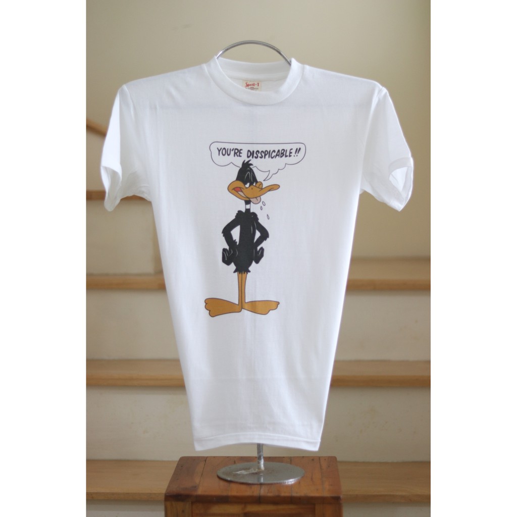 เสื้อยืดวินเทจ ลายแดฟฟี่ ดั๊ก -Sport-T Vintage Sine 1970-ผ้า 50/50 Label #USA