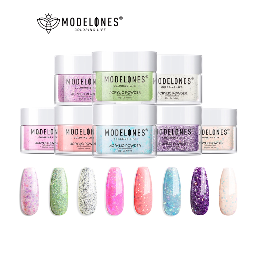 Modelones ผงกลิตเตอร์สะท้อนแสงสําหรับตกแต่งเล็บ 28 กรัม - modelones.th ...