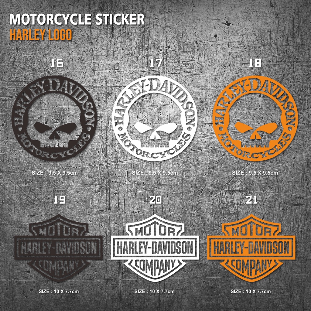 หมวกกันน็อครถยนต์โลโก้ Harley Davidson Catalog 04