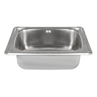 BUILT-IN SINK 1B MEX D60B STAINLESS ซิงค์ฝัง 1หลุม MEX D60B สีสแตนเลส อ่างล้างจานฝัง อ่างล้างจานและอุปกรณ์ ห้องครัวและอุ