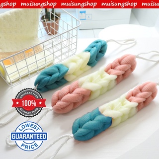 MUISUNGSHOP ใยขัดตัว แบบยาว ใยขัดหลัง อาบน้ำ ใยถูหลัง ใยขัดหลัง ช่วยตีฟอง ฟองน้ำขัดตัว ใยถูหลังที่ขัดตัวแบบยาว