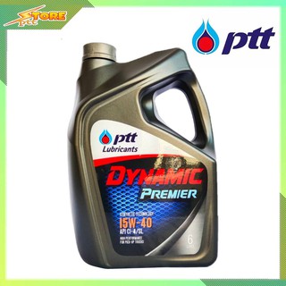 PTT ปตท DYNAMIC PREMIER 15W-40 6 ลิตร น้ำมันเครื่องยนต์ดีเซล