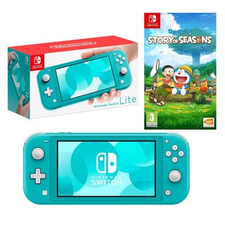 Nintendo Switch Lite (TURQUOISE) ฟรีแผ่นเกม Doraemon Story of Seasons