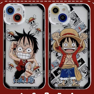 เคส oppo Reno7 Reno7z A76 A15 A74 A15 A93 A94 A54 A5S A3S A7 A8 A9 A12 A5 A92 A72 A9 2020 A16 A55 A31 A53 Reno2F Reno4 Reno5 Reno6z A3S F19 F9 Pro F11pro A92020 C11 C15 C17 เคสโทรศัพท์มือถือซิลิโคน TPU แบบนิ่ม ลายการ์ตูนน่ารัก Monkey D Luffy oppo case