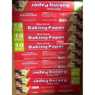 กระดาษไขรองอบ มีดตัดในตัว BAKING PAPER