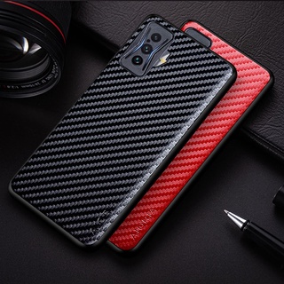 เคสโทรศัพท์มือถือ แบบนิ่ม คาร์บอนไฟเบอร์ สําหรับ Poco F4 GT k50