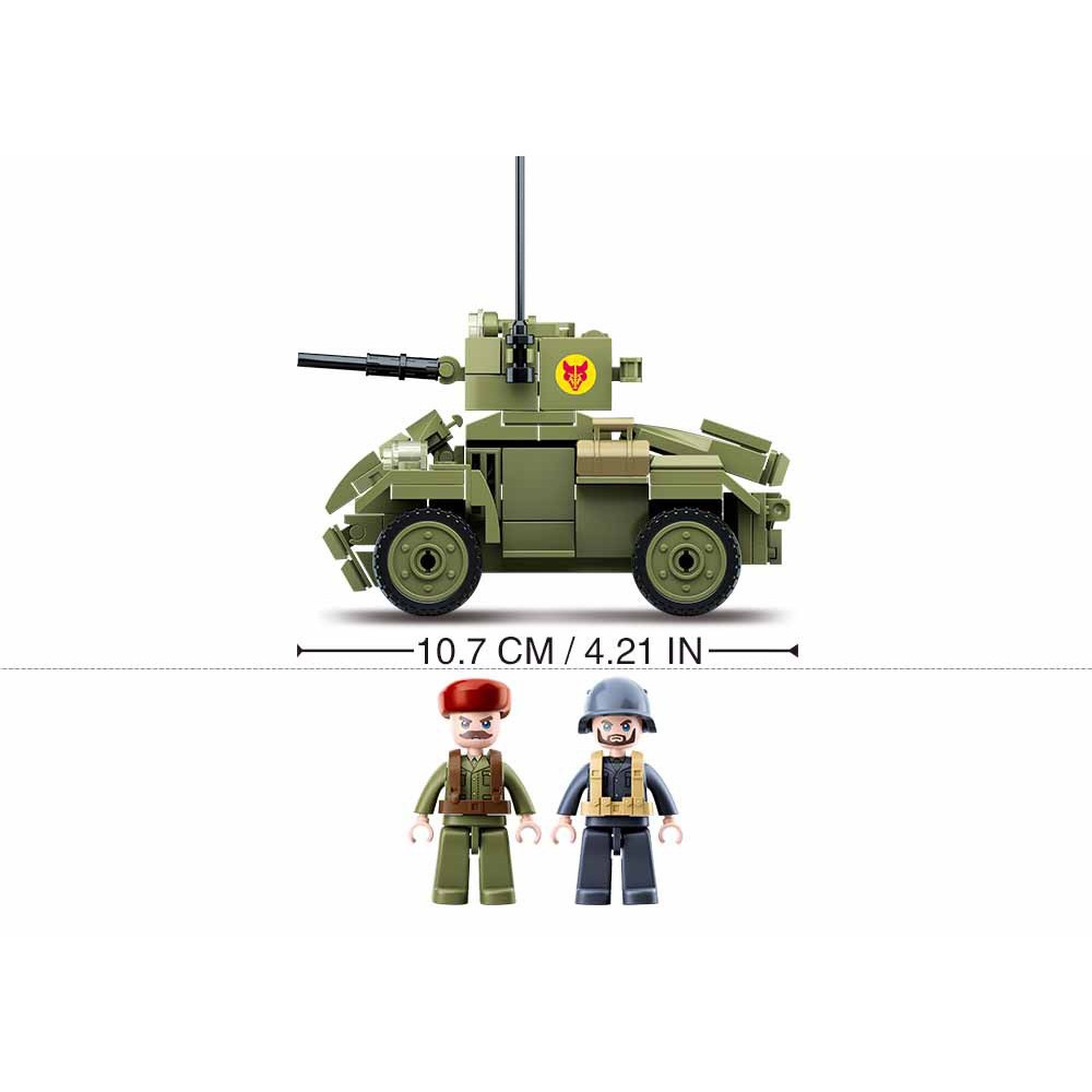 ProudNada Toys ของเล่นเด็ก ตัวต่อ รถถัง ทหาร Sluban ARMY 154 PCS B0710 - รูปที่ 3
