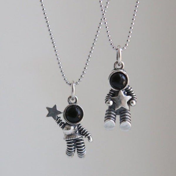 สร้อยคอนักบินอวกาศ สร้อยคอสร้างสรรค์ jka202(1H4)