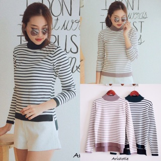 Stripe Knit Top