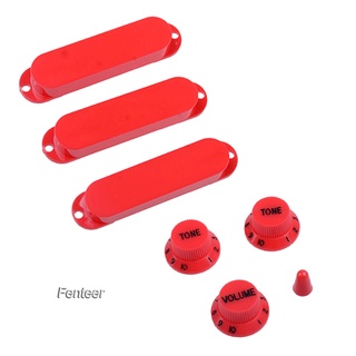 [Fenteer] ฝาครอบปิ๊กอัพ Single Coil สําหรับกีตาร์ไฟฟ้า