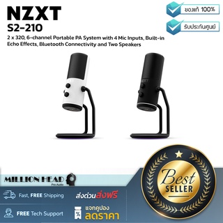NZXT : Capsule (White/Black) by Millionhead (ไมค์โครโฟนที่ออกแบบมาพลักแอนด์เพลย์ที่เรียบง่าย)