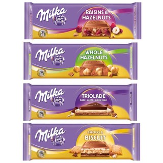 Milka chocolate bar สินค้าจาก เยอรมัน น้ำหนัก 270 กรัม exp.15/10/23