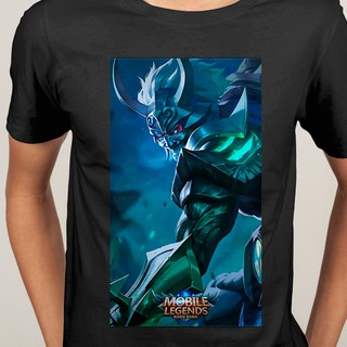 เกม Mobile Legends เสื้อยืดคอกลมแขนสั้นผู้ชาย | เสื้อยืด ชุดลำลอง | เสื้อยืดเกมมิ่ง