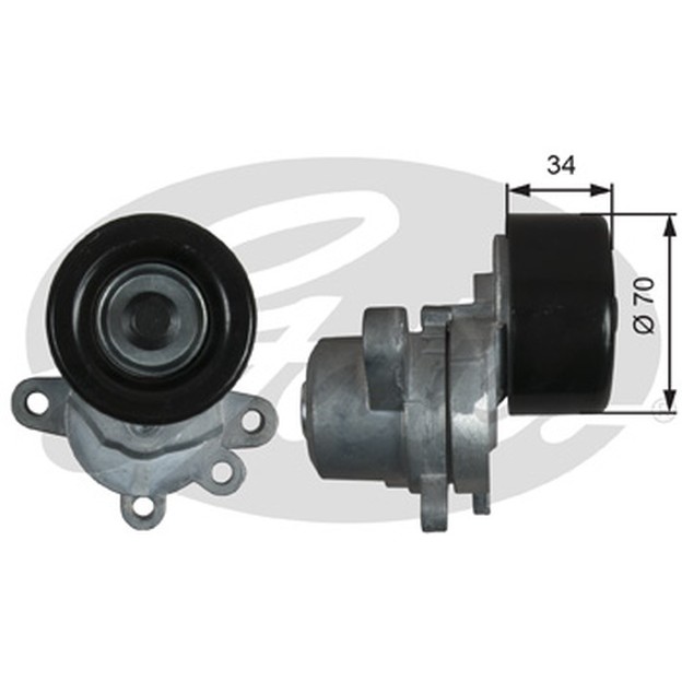 ลูกรอกสายพานหน้าเครื่อง NISSAN TEANA J32 2008-2013 ELGRAND E52 2010- MURANO Z51 2007-2014 VQ25 2.5