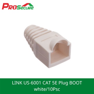 บูทครอบหัวแลน LINK US-6001 CAT 5E Plug BOOT white/10Psc