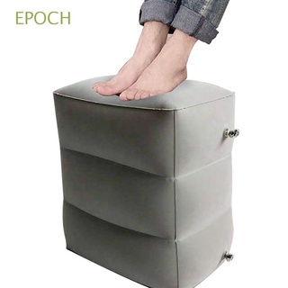 EPOCH PVC Foot Pad Inflatable Pillow Footrest Airplane Resting Pillow Sleeping Kids Rest Adults Soft Leg Cushion/Multicolor