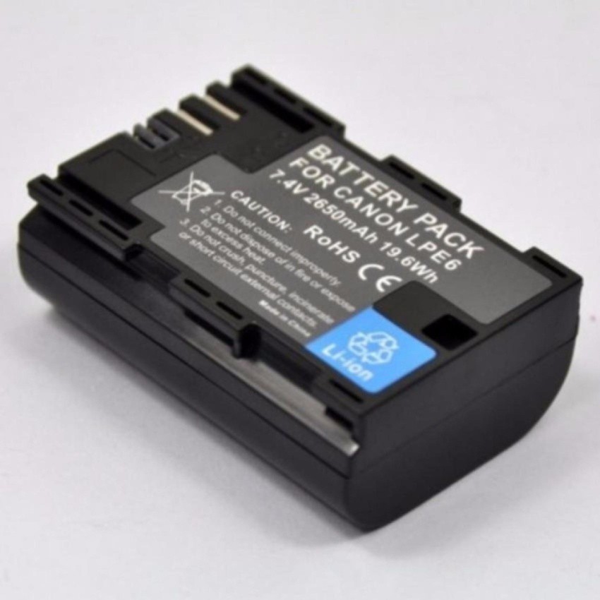 แบตเตอร์รี่กล้อง Canon Digital Camera Battery รหัส LP-E6 for Canon EOS 5D MK III 5D MK II 6D 7D 70D 