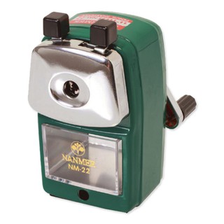 นานมี เครื่องเหลาดินสอเหล็ก ขนาดเล็ก รุ่น NM-22 คละสี Nanmee Mini Steel Pencil Sharpener Model NM-22 assorted colors