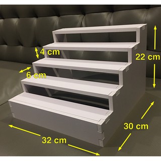 ชั้นวาง 5 ชั้น โมเดล กระบองเพชร ของตั้งโชว์ในบ้าน ทนแดด ทนฝนได้ ขนาดตามภาพ ใส่ตู้ ikea , index ได้