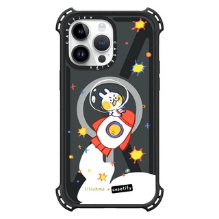 [Pre-order] CASETiFY Rocket Bun in Space 14 Pro Max  Bounce Case  Color: Triple Black