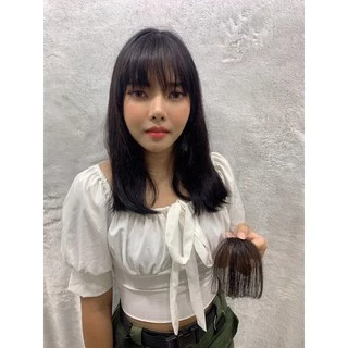 หน้าม้า ผมแท้ซีทรู🔥แท้100%ทำจากเส้นผมจริง พร้อมส่งในไทย