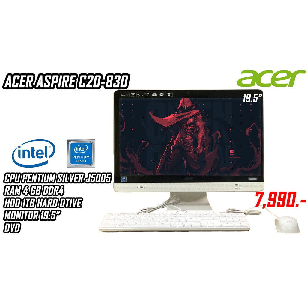 ALL IN ONE Acer Aspire C20-830-504G1T29Mi (19.5")