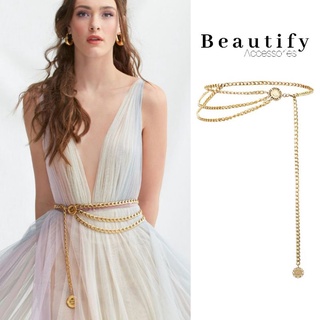 𝓑𝓮𝓪𝓾𝓽𝓲𝓯𝔂 เข็มขัดสีทองแต่งได้หลายสไตล์ใส่กับชุดสไตล์กรีกสีขาวหรือสไตล์แก็สบี้ก็ดูหรูหรา