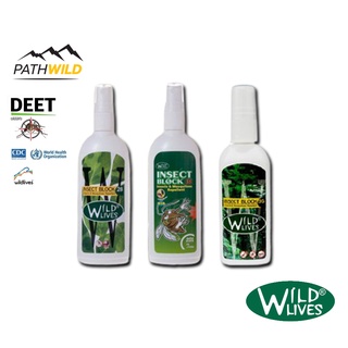 WILD LIVES INSECT BLOCK  สเปร์ยกันยุง คุ้น ทาก แมลง ขนาด 50 ML