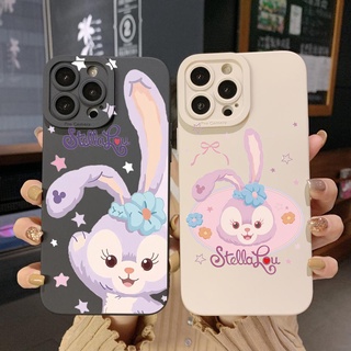 เคสโทรศัพท์มือถือ ขอบสี่เหลี่ยม ลายกระต่าย Stellalou สําหรับ Infinix Hot 12i 10S 11 10 Play 11S 10i Smart 6 HD X6511 X657B X6512 Note 12 G96