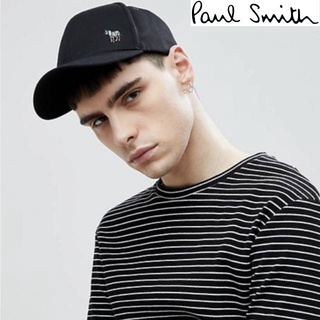 [เก็บ code ลดเพิ่ม 20%]พร้อมส่งในไทย📦หมวก Paul Smith Cotton Zebra Logo Baseball Cap(ปรับสายได้)**ของเเท้