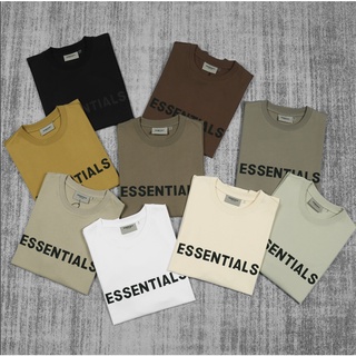 เสื้อยืดใหม่[พร้อมส่ง] เสื้อยืดแขนสั้นผ้าฝ้ายพิมพ์ลายโลโก้ Fog Essentials สามมิติลําลอง
รหัสเต็ม