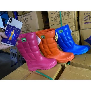 รองเท้าบูทกบ Kuboro A-1000 12 นิ้ว size9-12 #1ถูกสุด Colorful Rubber Boots บู้ต บู้ทตลาดสด A1000 บูท