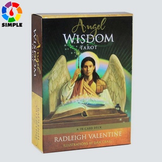 New English Version Tarot Game Angel Wisdom Tarot Divination Cards