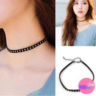 🚩Sale80%🚩โชคเกอร์ สีดำปรับความยาวได้ เครื่องประดับแฟชั่น เป็นเครื่องประดับแฟชั่น