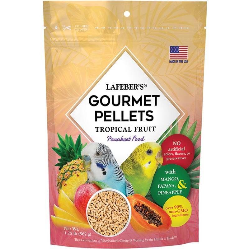 Lafeber Parakeet Tropical Fruit Gourmet Pellets 567g.