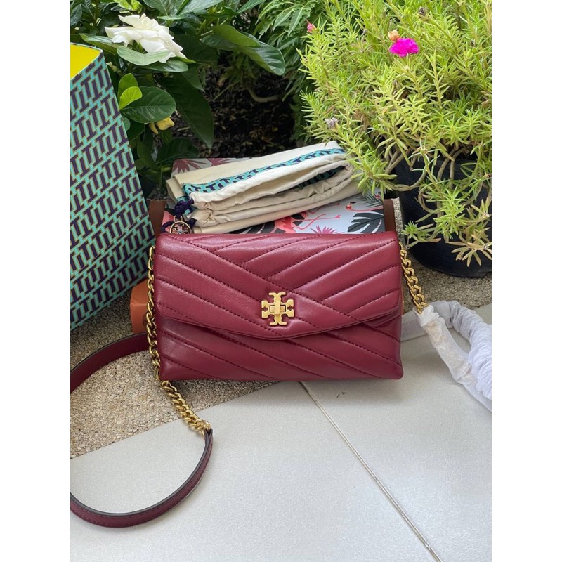 Tory Burch Kira Chevron Chain Wallet Bag