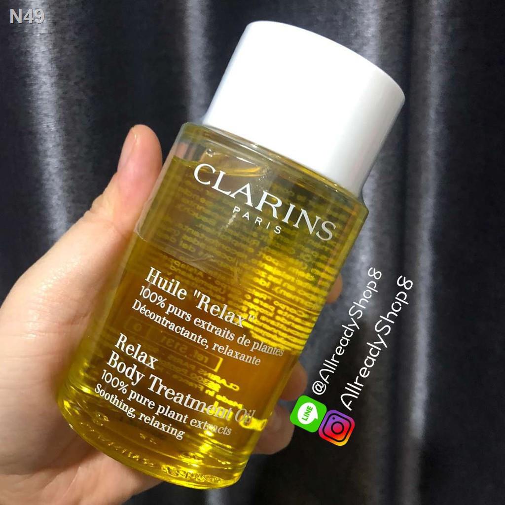 ■🔥 ของแท้ 🔥   ( TESTER  EXp. 2024) Clarins Relax Body Treatment Oil  100 ML.   / P