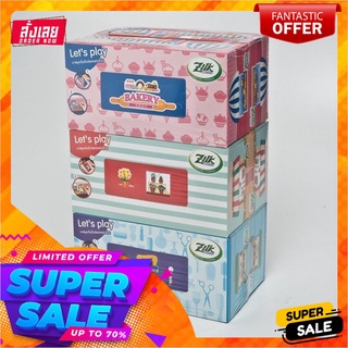 ซิลค์ กระดาษเช็ดหน้า รุ่น ลักกี้บ๊อกซ์ 120 แผ่น แพ็ค 6 กล่องZilk Fun &amp; Style Facial Tissue 120 Sheets x 6 Boxes