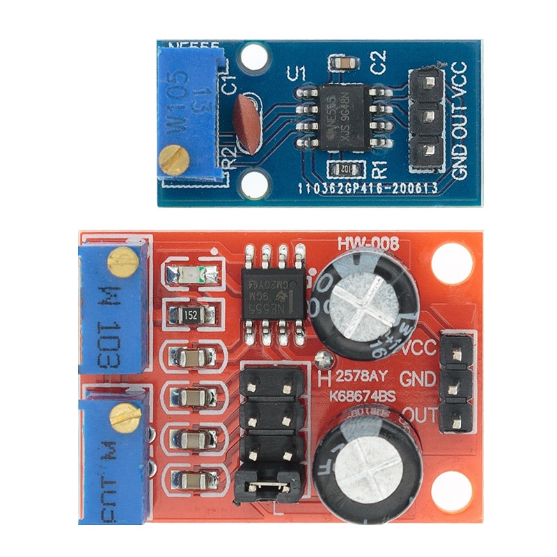 Ne555 โมดูลเครื่องกําเนิดสัญญาณคลื่นความถี่ 10kHz -200kHz สําหรับ arduino DIY