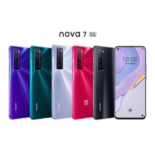 Huawei Nova7 5G แรม8รอม256 เครื่องใหม่ มือ1 เครื่องศูนย์แท้100% ล็อตเคลียร์สต็อคจากศูนย์ประกันร้านเดือนผ่อนSplayleter/Cr