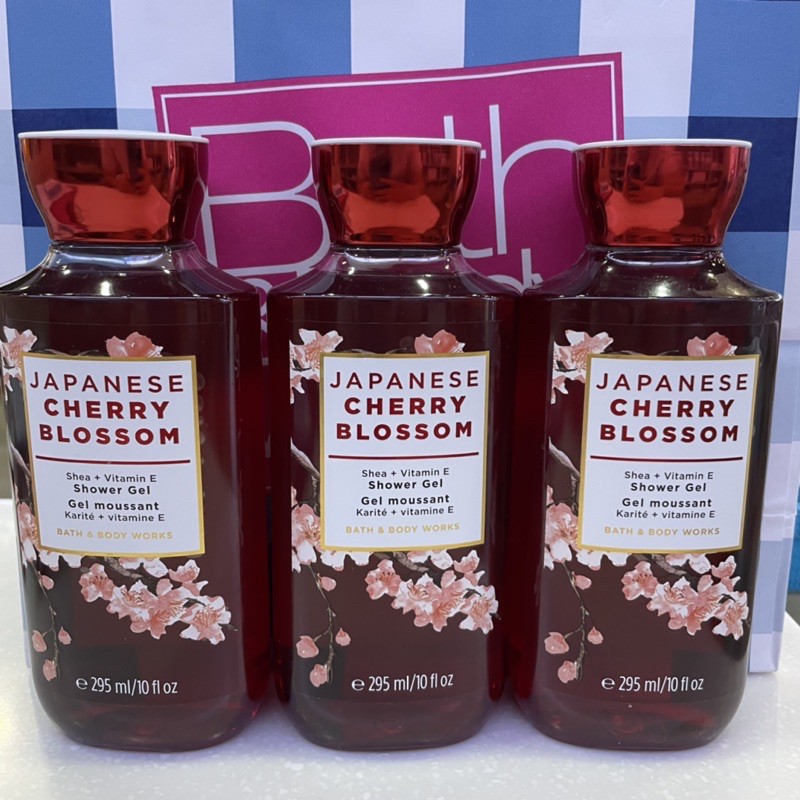 Bath and Body Work Shower Gel กลิ่น Japanese cherry blossom