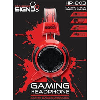 SIGNO หูฟัง Gaming Headphone HP-803R (Red)